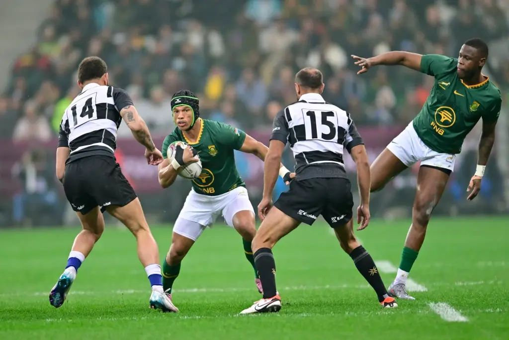 Springboks open season with emphatic 54-7 win against Barbarians