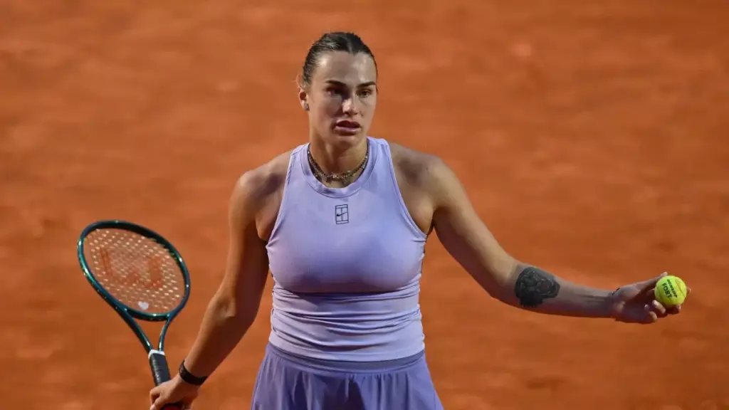 Aryna Sabalenka loses her cool with fan during shock defeat at Italian Open