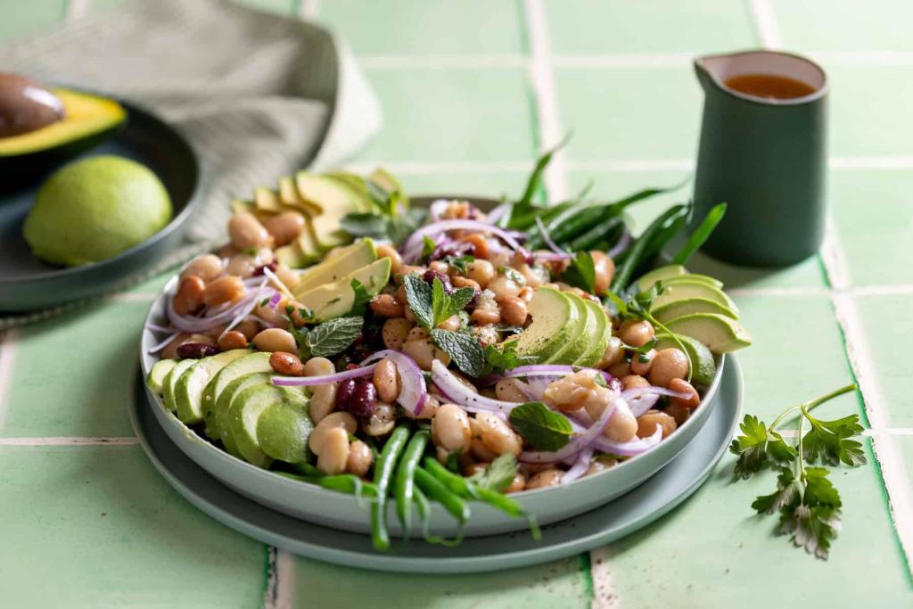 Recipe of the day: Tangy avocado 3-bean salad