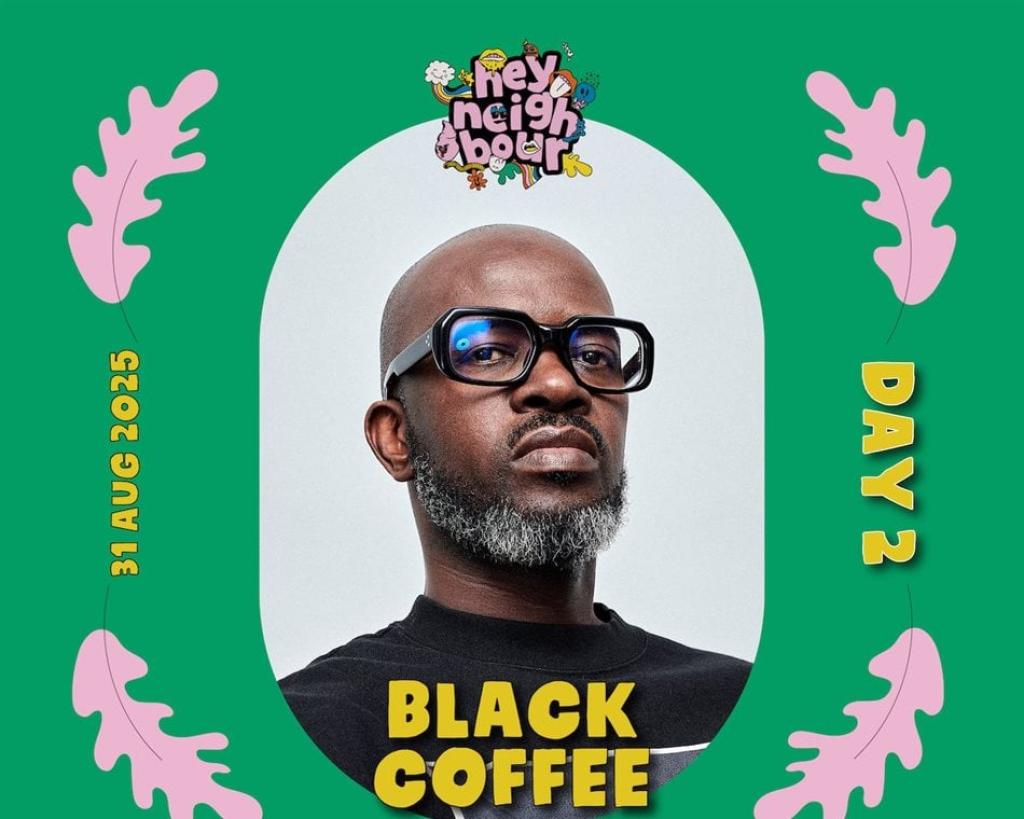 Black Coffee to headline Hey Neighbour 2025