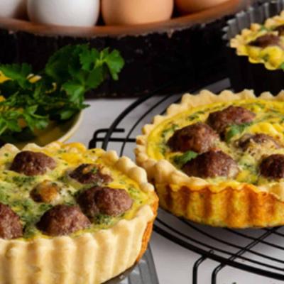 Recipe of the day: Boerewors and egg quichelettes