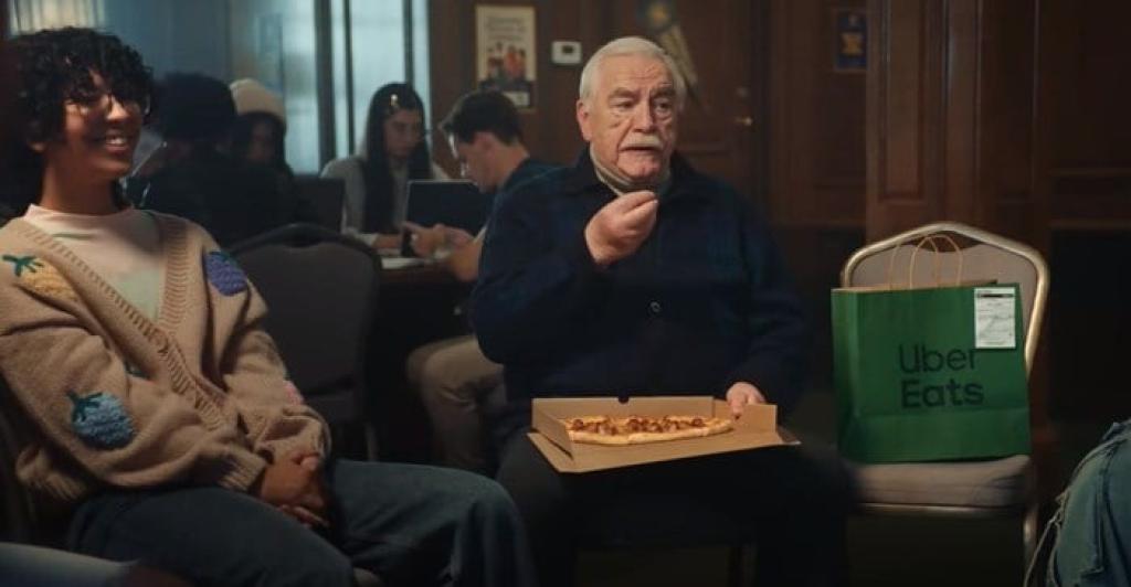 Brian Cox's college living earns Emmy nod for Uber ad