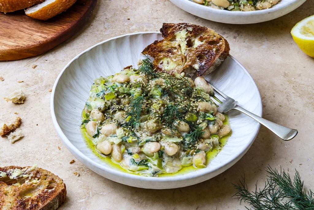 CREAMY HERB BUTTERBEANS