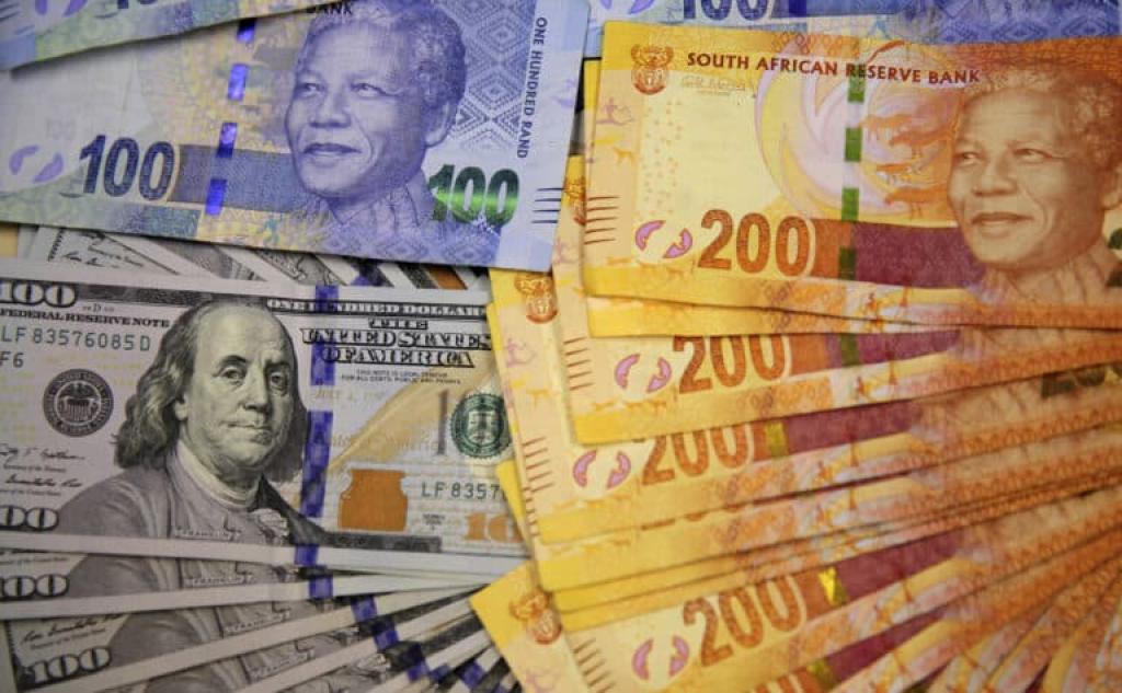 South African rand falls as dollar gains ahead of key US data