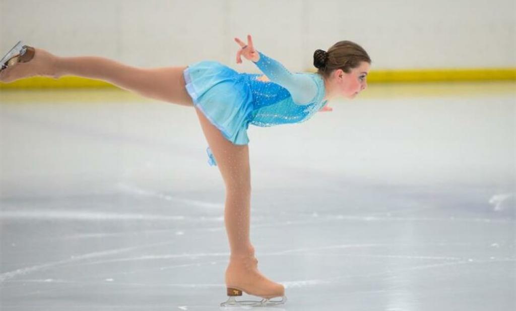 Holly Elston’s U12 skating debut earns her a silver medal