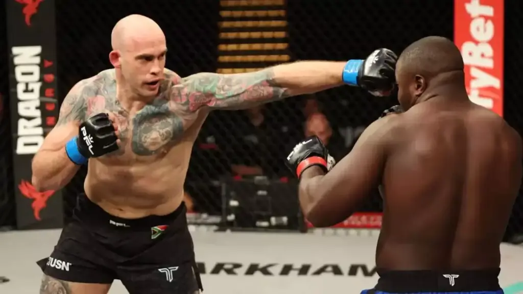 Justin Clarke gearing up for PFL Africa Heavyweight clash in Rwanda