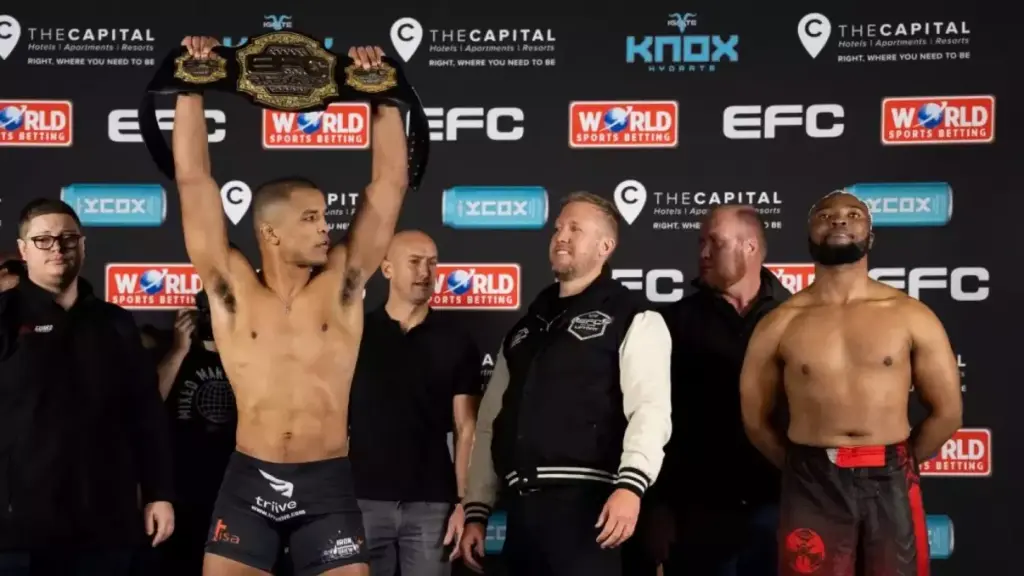 Luke Michael reveals winning formula after retaining EFC title
