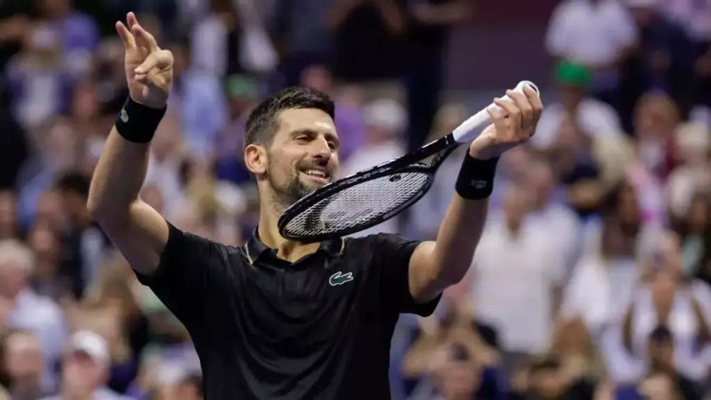 Novak Djokovic plays winning tune as he waltzes into US Open quarterfinals