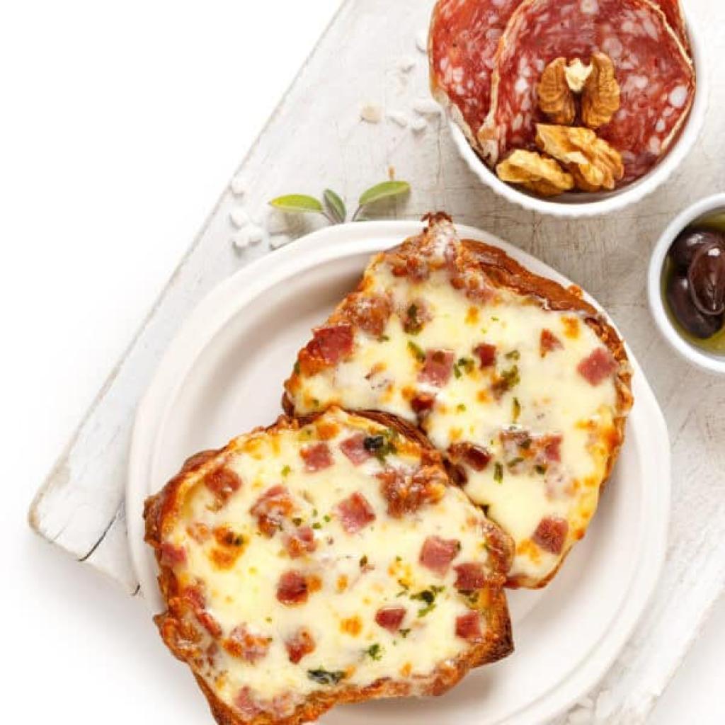 Recipe of the day: Fire-toasted pizza jaffle with Italian salami