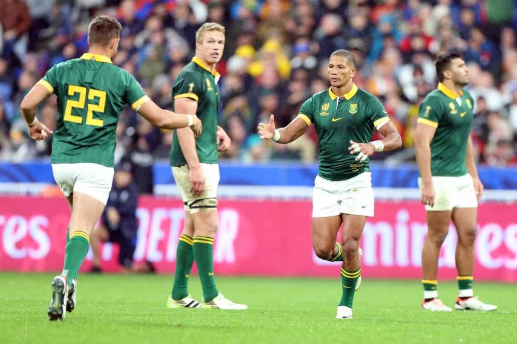 Handre Pollard stoked with current Springbok flyhalf depth: ‘It is absolutely brilliant’