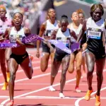 Samuel Sepeng Pleased by Prudence Sekgodisos performance at The Prefontaine Classic