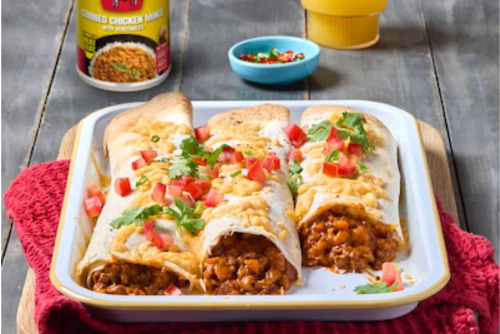 Recipe of the day: Easy spicy roti wraps with yoghurt and onion crunch