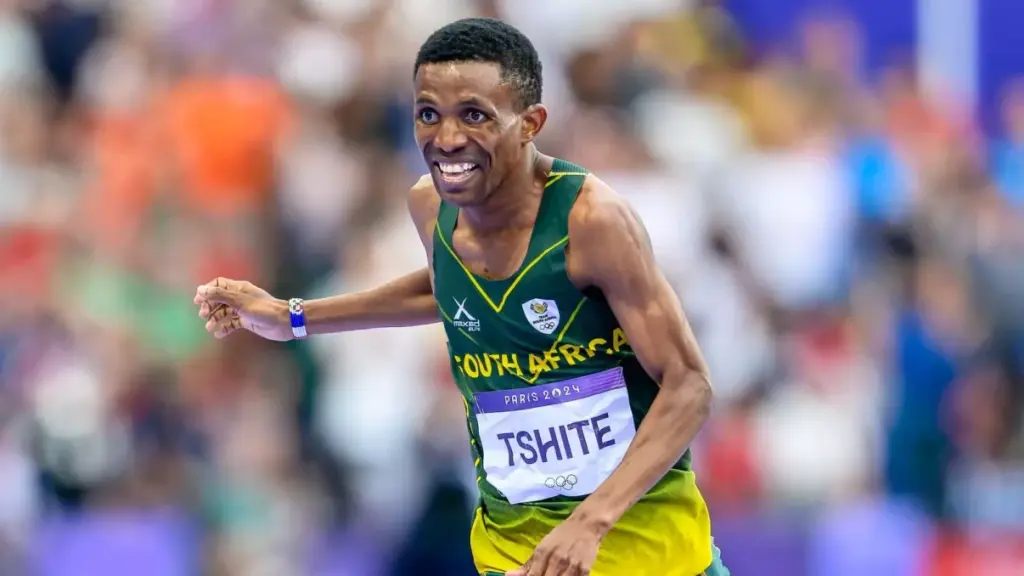 Tshepo Tshite shatters the national 1500m record