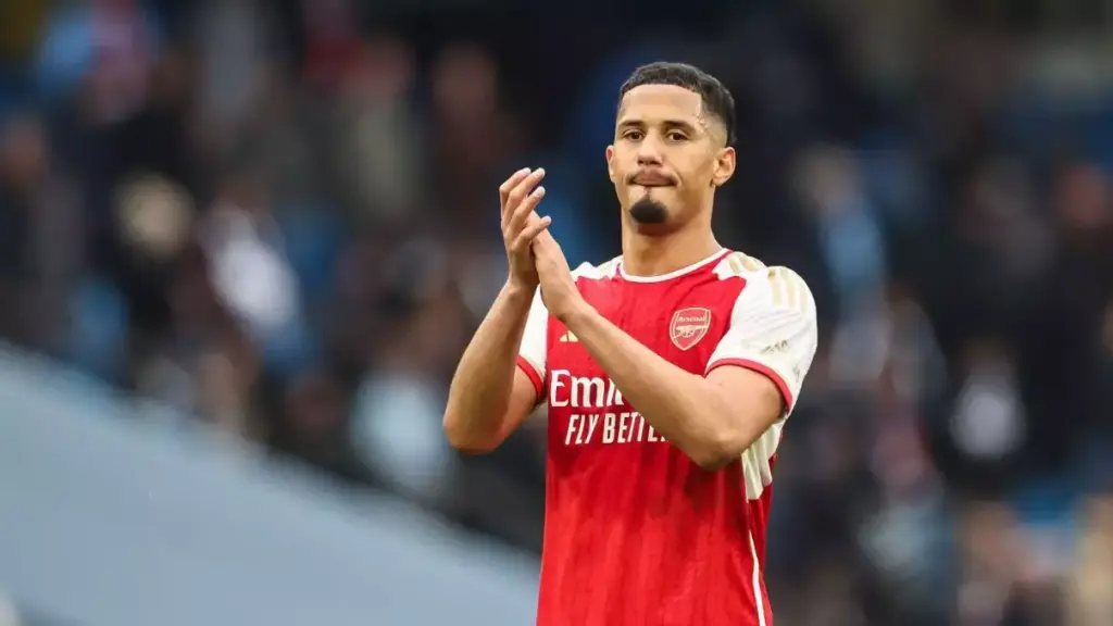 William Saliba: Arsenal determined to 'give everything' in title chase