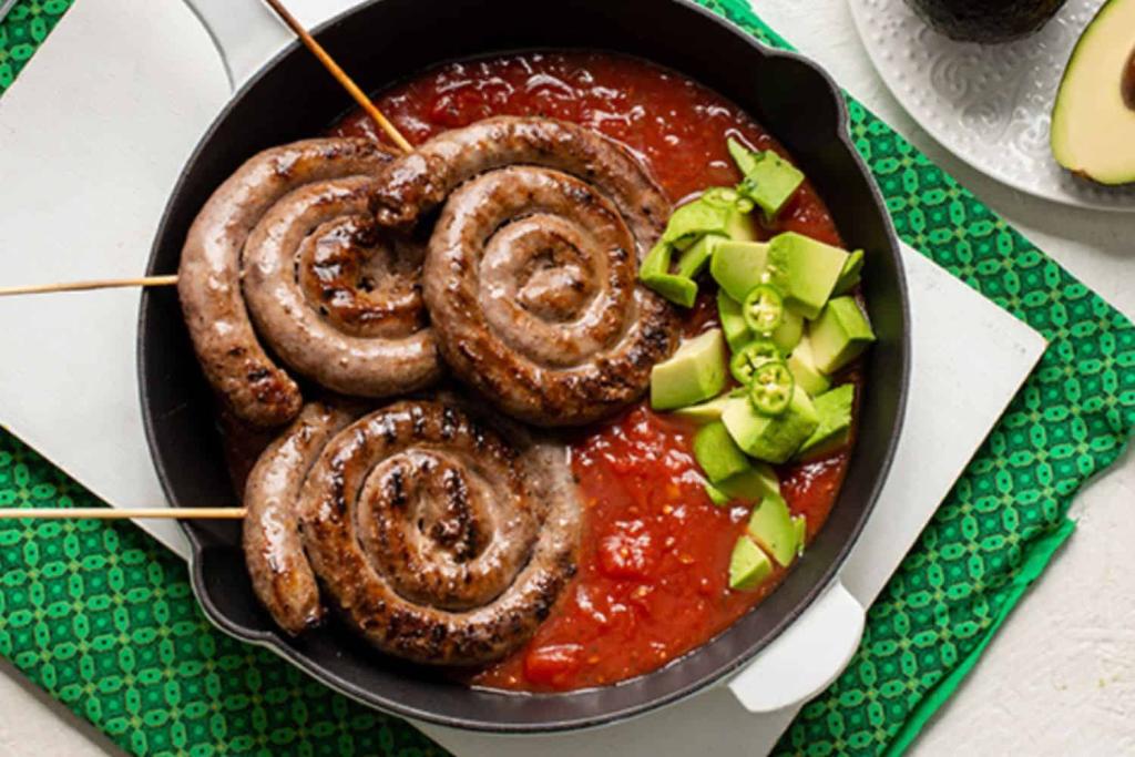 Recipe of the day: Boerewors with tomato shebo and avocado